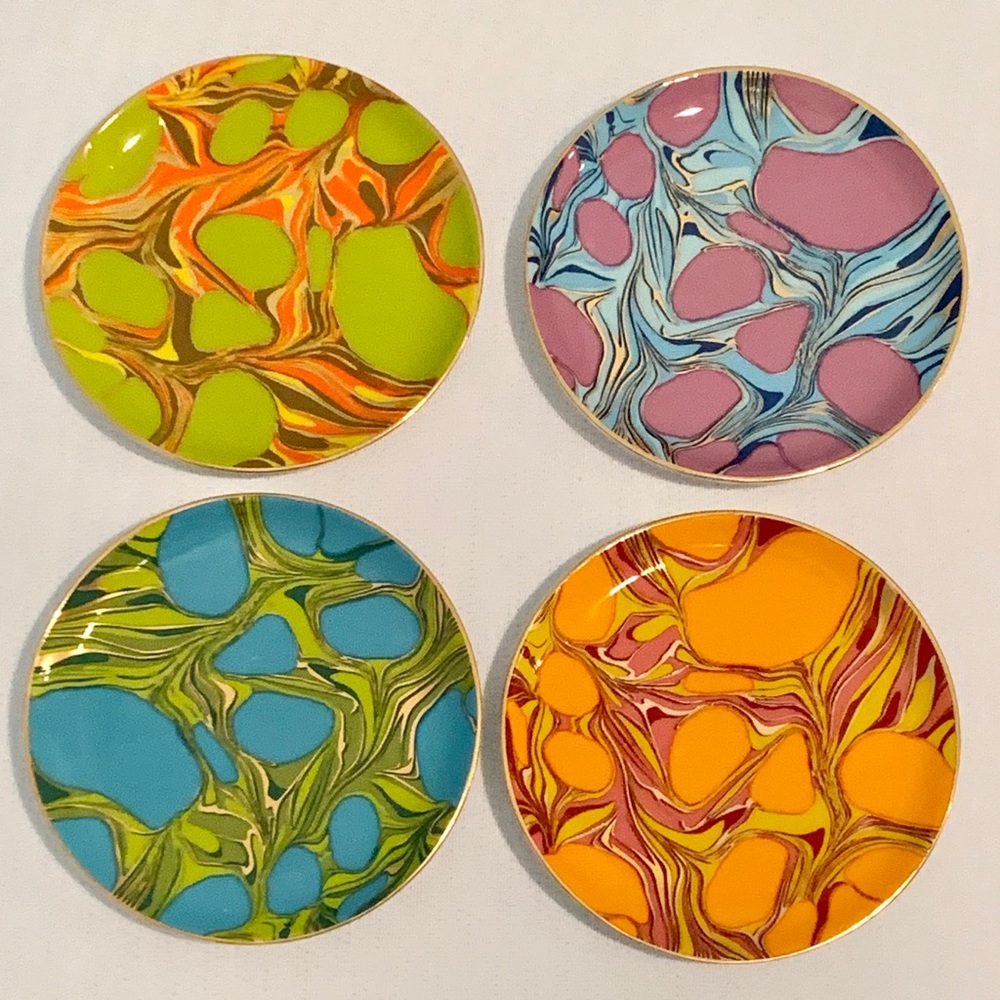 Jonathan Adler Porcelain Coasters retired style